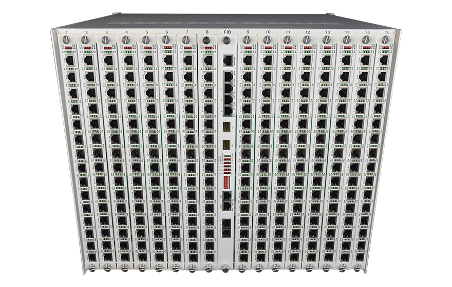 飛暢科技-960路電話光端機（8U 19英寸，SFP 1+1光備份）