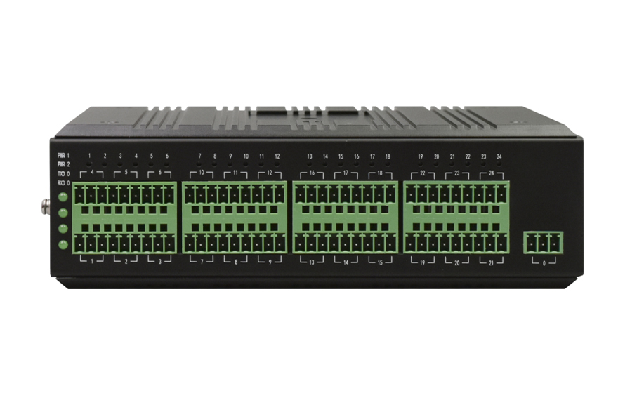 飛暢科技-工業(yè)軌式 24路RS485集線器