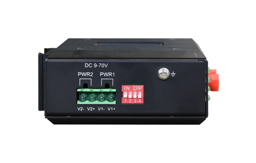 飛暢科技-工業(yè)軌式 4路模擬量+開關(guān)量+串口 混合光端機(jī) （帶斷纖保持功能）